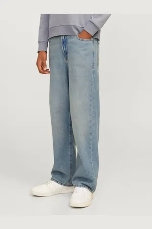 JACK & JONES Jjialex Jjoriginal Mf 607 Sn Jnr Jeans I Baggy Fit Junior