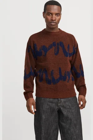 JACK & JONES Printet Striktrøje