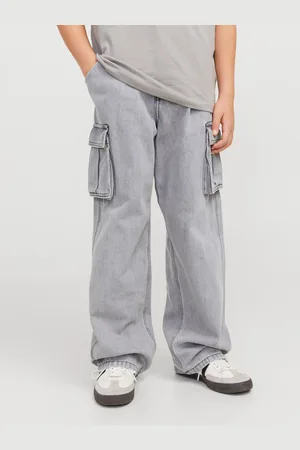 JACK & JONES Jjialex Jjcargo Akm 313 Ln Jnr Jeans I Baggy Fit Junior