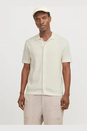 JACK & JONES Ensfarvet Striktrøje