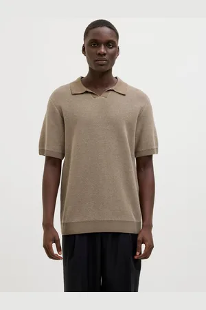 JACK & JONES Ensfarvet Striktrøje