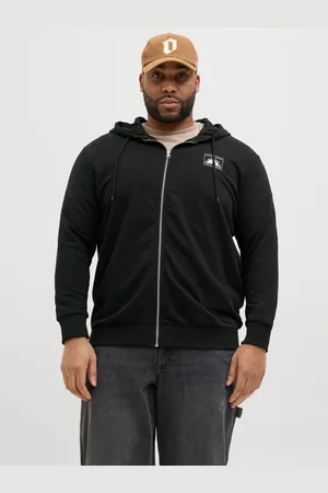 JACK & JONES Plus Size Printet Hættetrøje