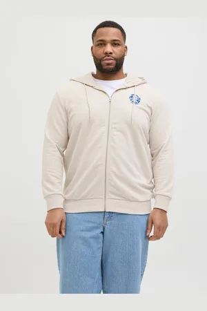 JACK & JONES Plus Size Printet Hættetrøje