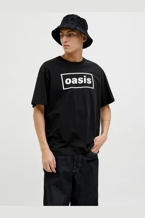 JACK & JONES Printet Crewneck Oasis T-shirt