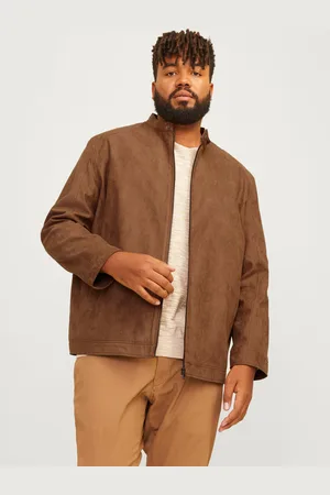 JACK & JONES Plus Size Jakke I Imiteret Læder