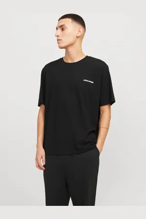 JACK & JONES 2-pak Ensfarvet O-hals Loungewear-sæt