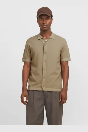 JACK & JONES Ensfarvet Striktrøje