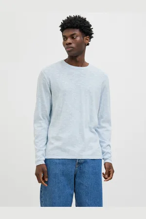 JACK & JONES Ensfarvet Striktrøje