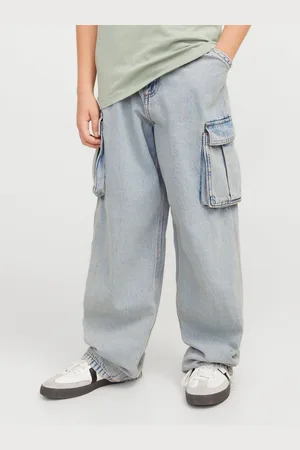 JACK & JONES Jjialex Jjcargo Akm 311 Ln Jnr Jeans I Baggy Fit Junior