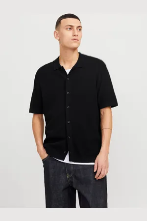 JACK & JONES Ensfarvet Striktrøje