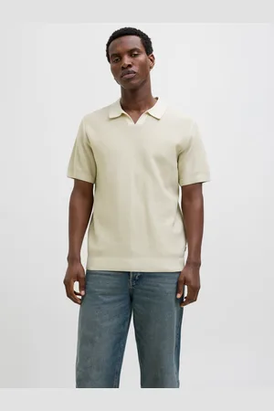 JACK & JONES Ensfarvet Striktrøje