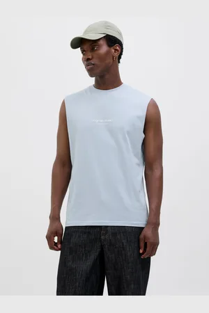 JACK & JONES Printet Crewneck Tanktop