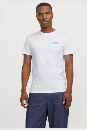 JACK & JONES 3-pak Printet O-hals T-shirt