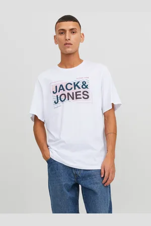 JACK & JONES 3-pak Printet O-hals T-shirt
