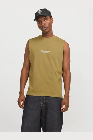 JACK & JONES Printet Crewneck Tanktop