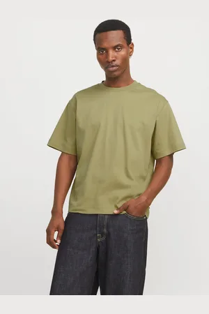 JACK & JONES Ensfarvet O-hals T-shirt