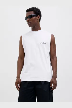JACK & JONES Printet Crewneck Tanktop
