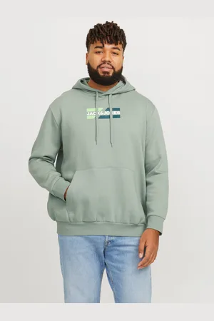 JACK & JONES Plus Size Logo Hættetrøje