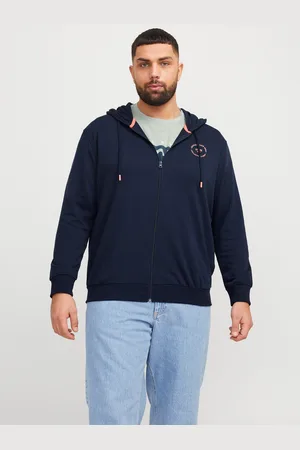 JACK & JONES Plus Size Printet Hættetrøje