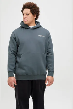 JACK & JONES Plus Size Back Printet Hættetrøje