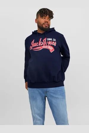JACK & JONES Plus Size Logo Hættetrøje