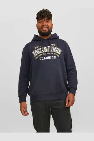 JACK & JONES Plus Size Logo Hættetrøje