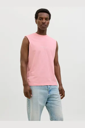 JACK & JONES Printet Crewneck Tanktop