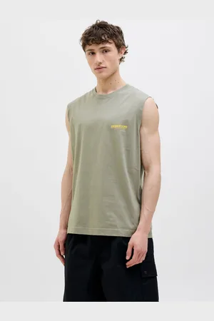 JACK & JONES Printet Crewneck Tanktop