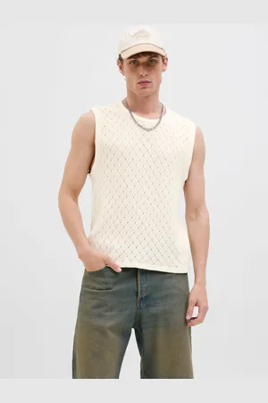 JACK & JONES Ensfarvet Strikket T-shirt