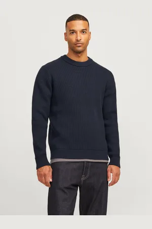 R.D.D. ROYAL DENIM DIVISION Ensfarvet Striktrøje