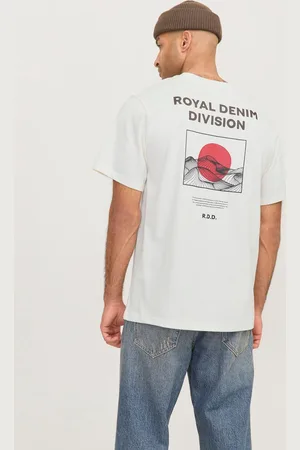 R.D.D. ROYAL DENIM DIVISION Back Printet O-hals T-shirt