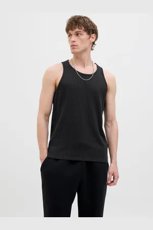 JACK & JONES Ensfarvet Crewneck Tanktop