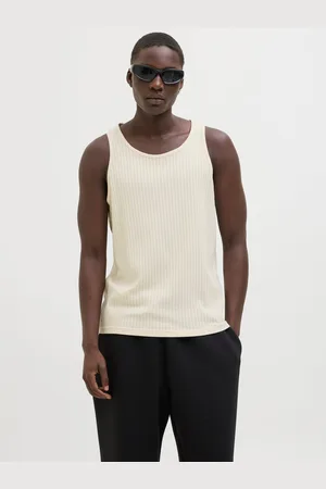 JACK & JONES Ensfarvet Crewneck Tanktop