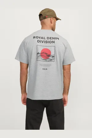 R.D.D. ROYAL DENIM DIVISION Back Printet O-hals T-shirt