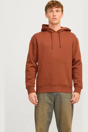 JACK & JONES Ensfarvet Hættetrøje