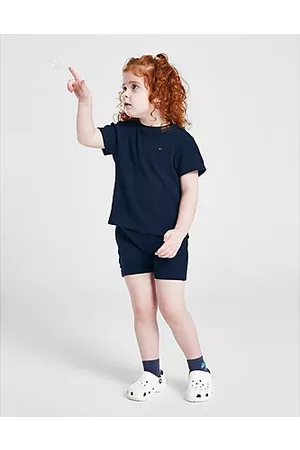 Tommy Hilfiger Baby Kortærmede - Girls' Waffle T-Shirt/Shorts Set Infant