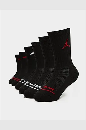 Jordan 6-Pakke Crew Sokker Junior