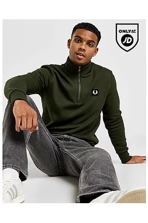 Fred Perry Badge 1/2 Zip Sweatshirt