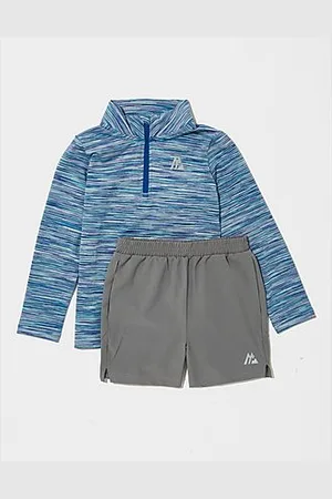 MONTIREX Trail 1/4 Zip Track Top/Shorts Set Children