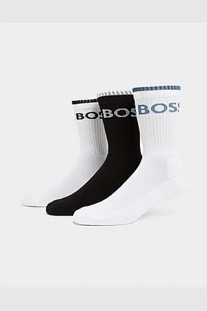 HUGO BOSS 6-Pack QS Stripe Classic Crew Socks