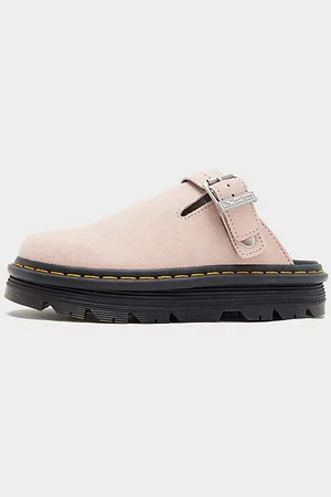 Dr. Martens ZebZag Suede Mules Women