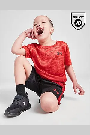 Under Armour Tech Fade T-Shirt/Shorts Set Children
