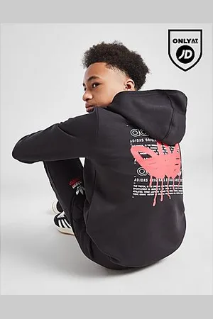 adidas Graffiti Trefoil Hoodie Junior