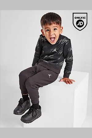 Jordan Haze All Over Print Crew/Joggers Set Infant