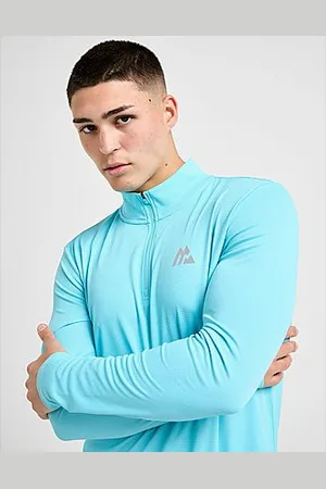 MONTIREX Peak Gridded 1/4 Zip Top