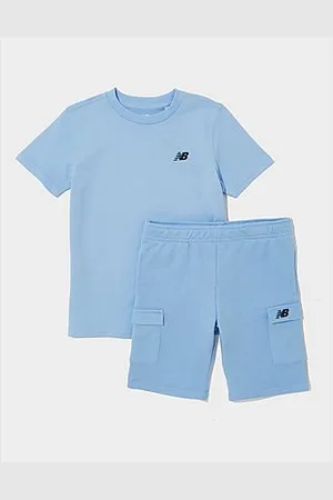 New Balance Linear T-Shirt/Shorts Set Children