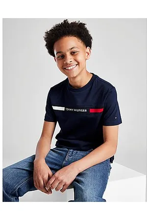 Tommy Hilfiger Ribbed Insert T-Shirt Junior
