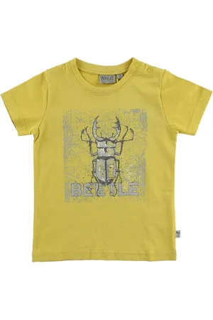 WHEAT T-shirt - StÃ¸vet Gul m. Bille