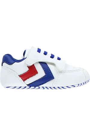Hummel Hjemmesko - HMLPre Runner - Hvid/Navy/RÃ¸d