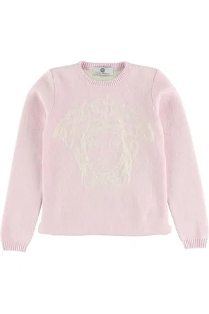 VERSACE Young Bluse - Strik - Rosa m. Logo